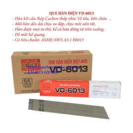 Que hàn E6013 Việt Đức