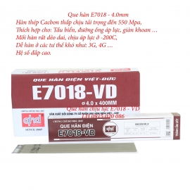 Que hàn E7018 - VD 3.2mm  - Việt Đức