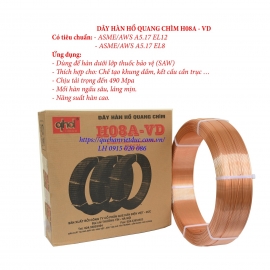 Dây hàn hồ quang chìm H08A